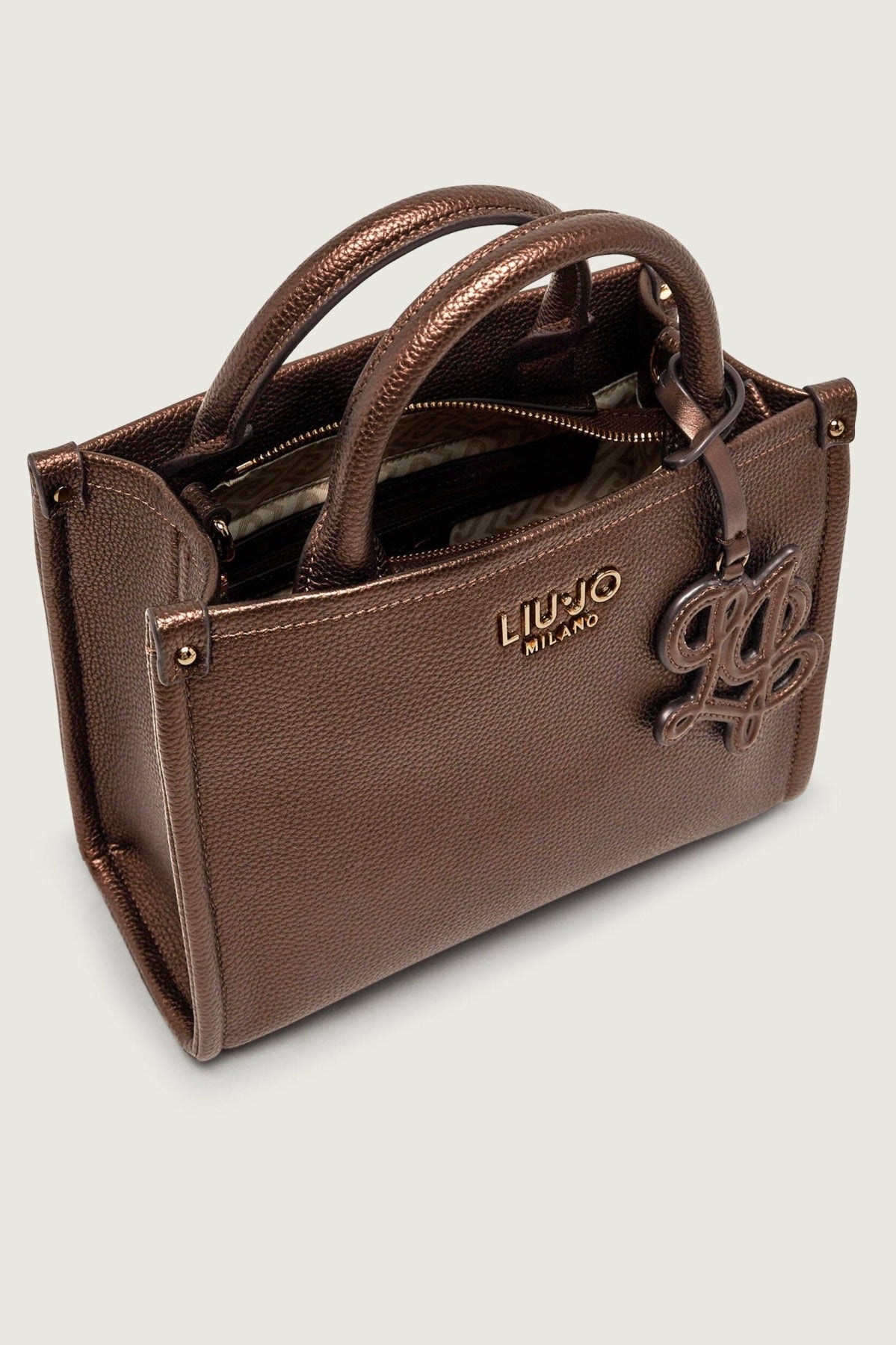 LIU-JO AF ES TOTE en color BRONCE (3)
