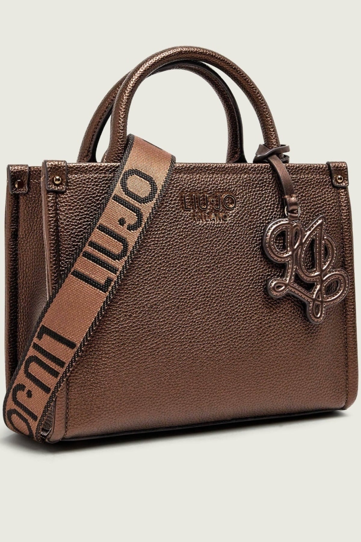 LIU-JO AF ES TOTE en color BRONCE (4)