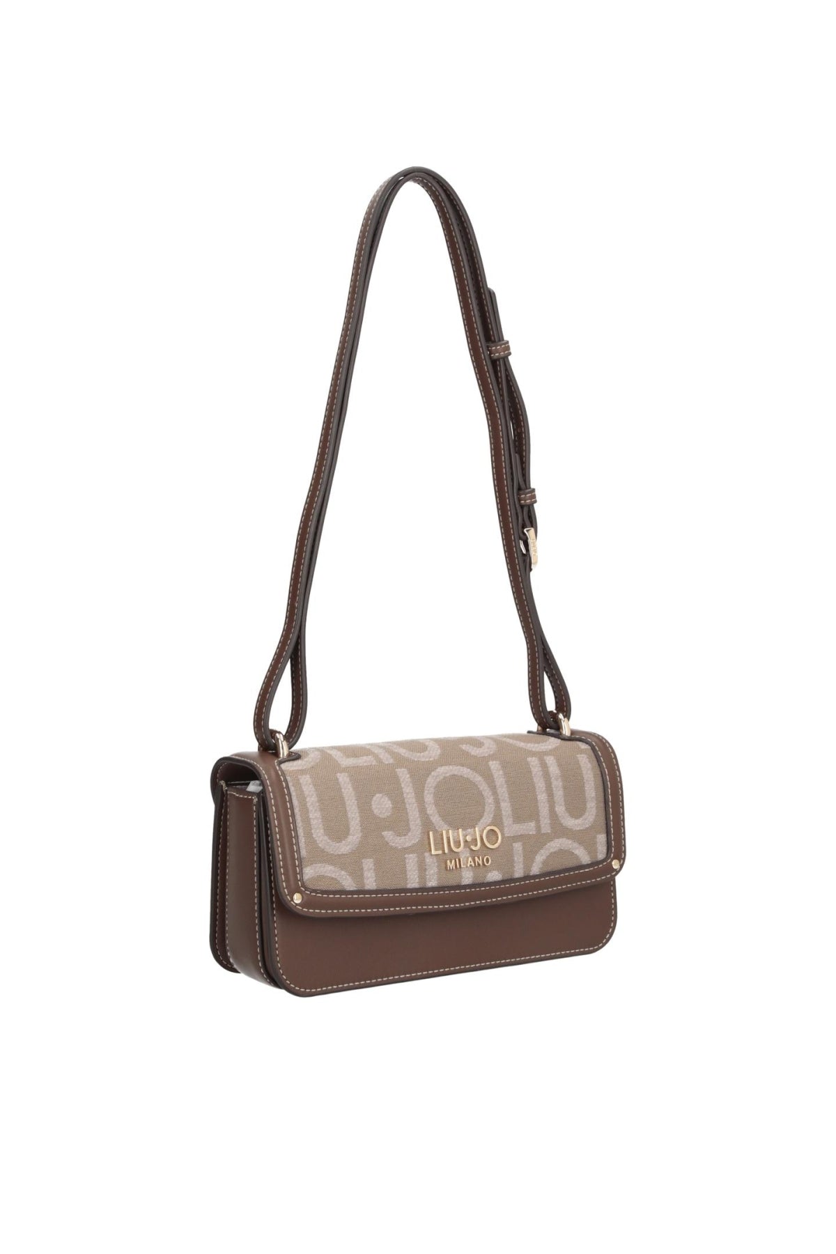 LIU-JO AF TA CROSSBODY EAST WEST en color MARRON (4)