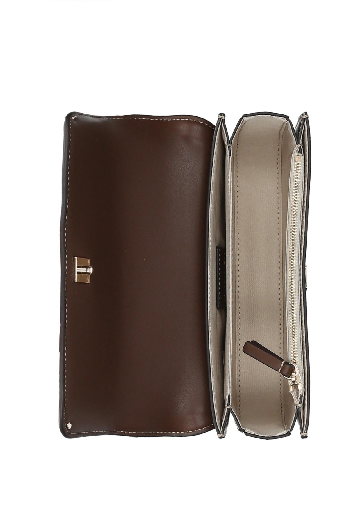 LIU-JO AF TA CROSSBODY EAST WEST en color MARRON (5)