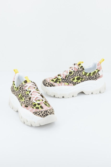 LIU-JO WAVE - SNEAKER BLAC en color ANIMAL PRINT (1)