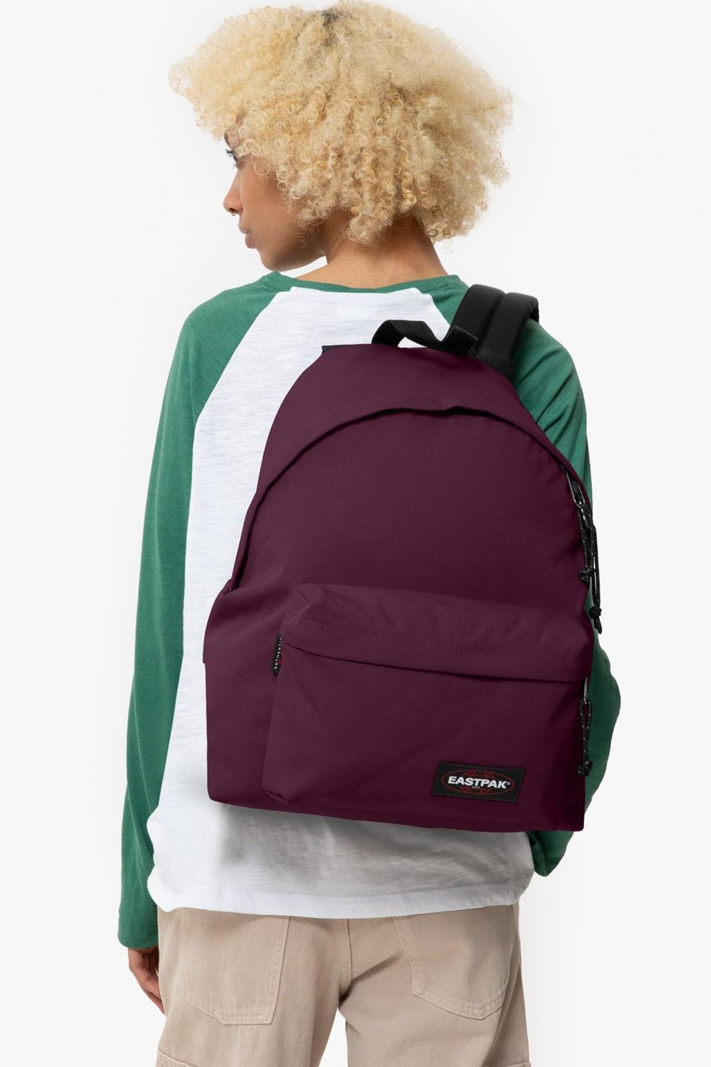 EASTPAK PADDED PAK'R PLUM en color BURDEOS (4)