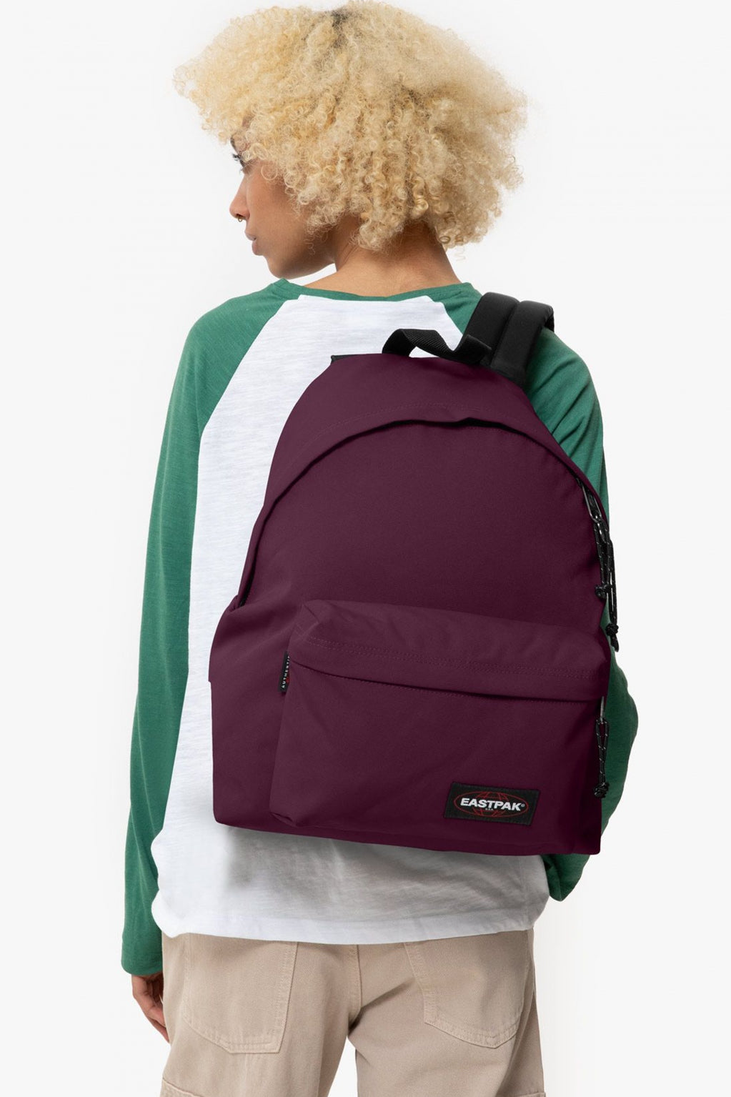 EASTPAK PADDED PAK'R PLUM en color BURDEOS (4)