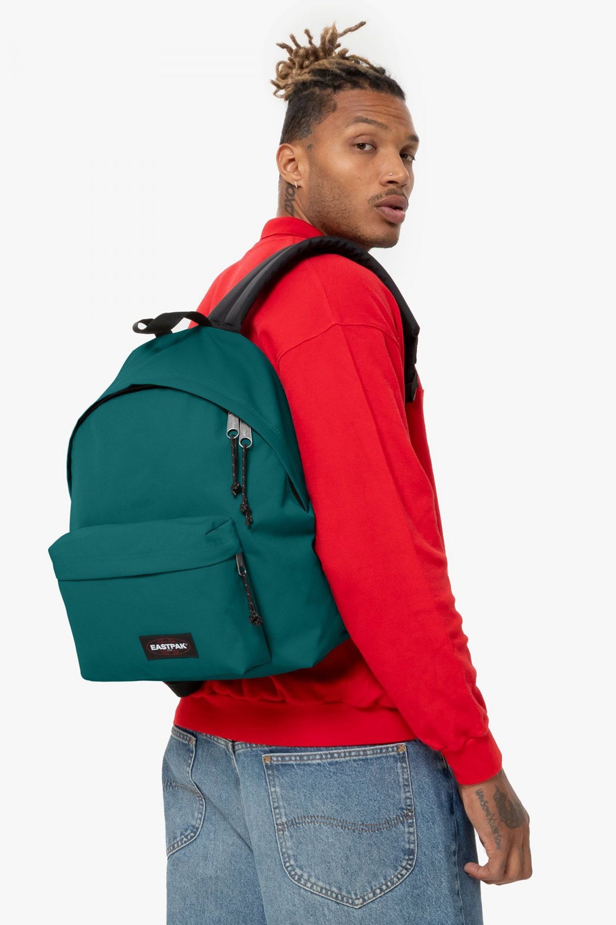 EASTPAK PADDED PAK'R PEACOCK en color VERDE (4)