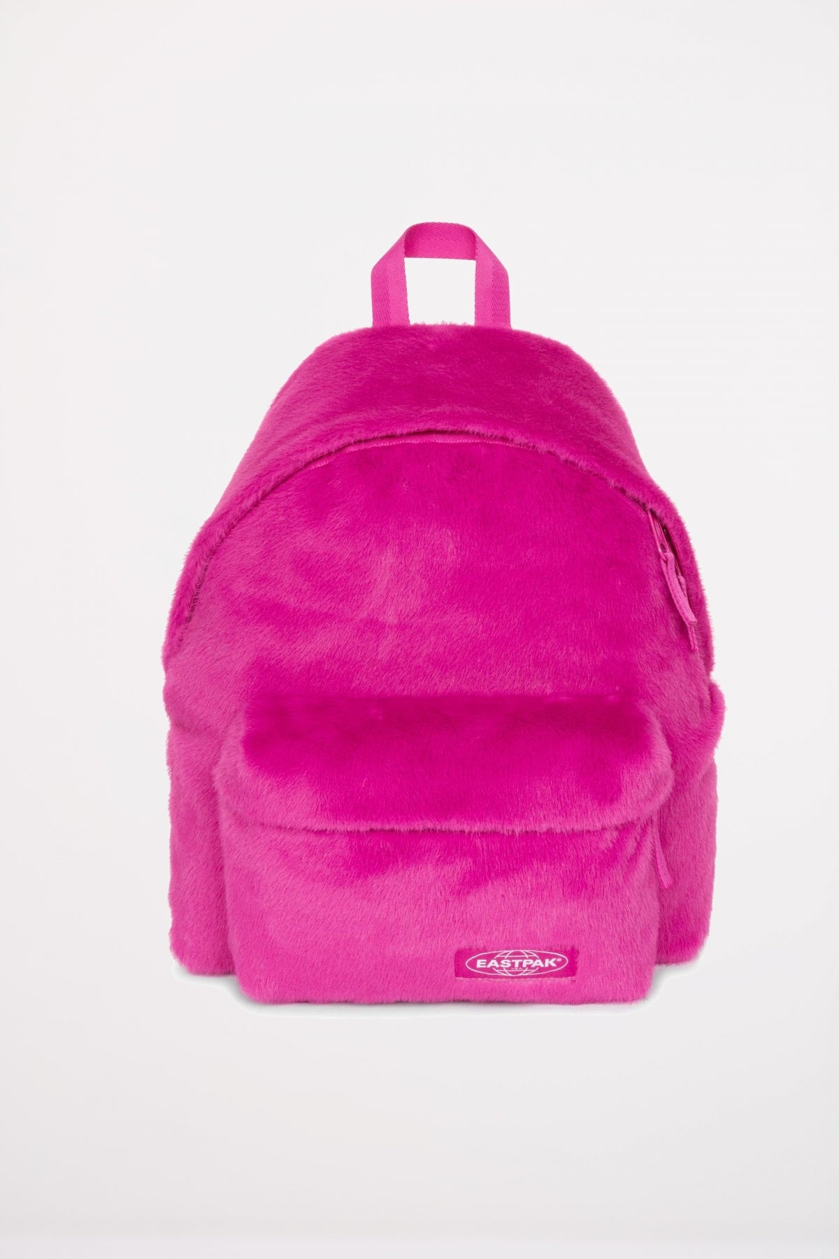 EASTPAK PADDED PAK'R FUZZY en color ROSA (1)