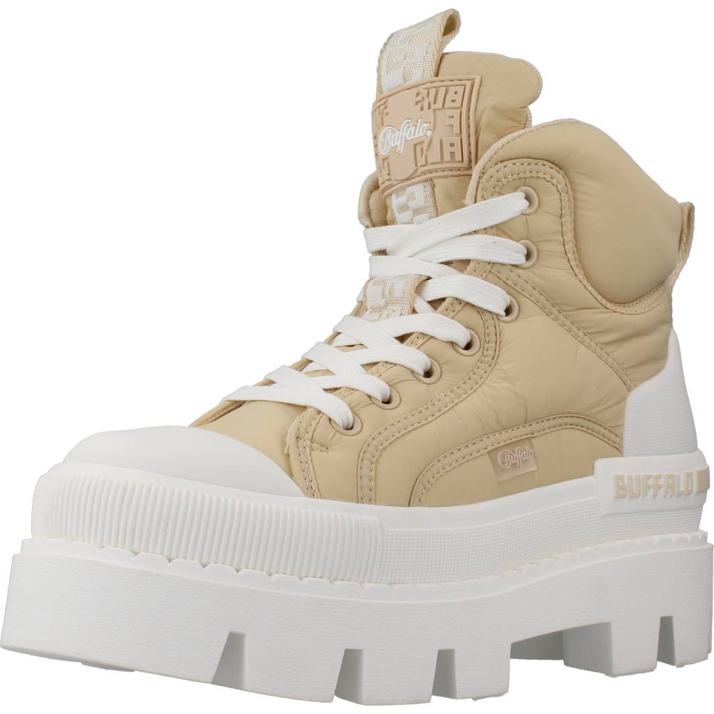 BUFFALO RAVEN LACEUP MID en color BEIS (1)
