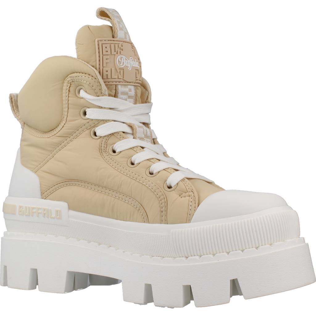 BUFFALO RAVEN LACEUP MID en color BEIS (5)