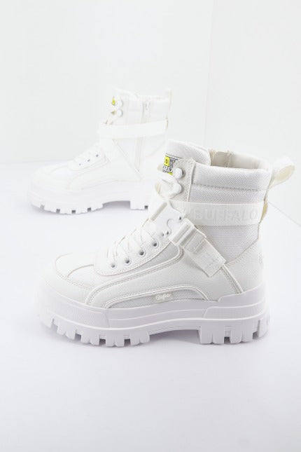 BUFFALO ASPHA COM LACEUP MID en color BLANCO (1)