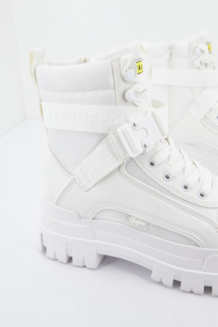 BUFFALO ASPHA COM LACEUP MID en color BLANCO (3)