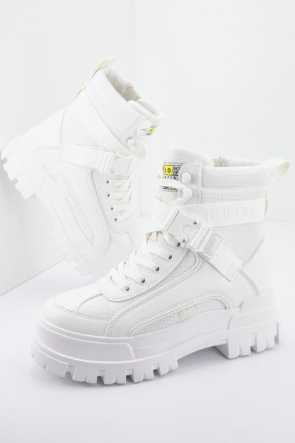 BUFFALO ASPHA COM LACEUP MID en color BLANCO (4)