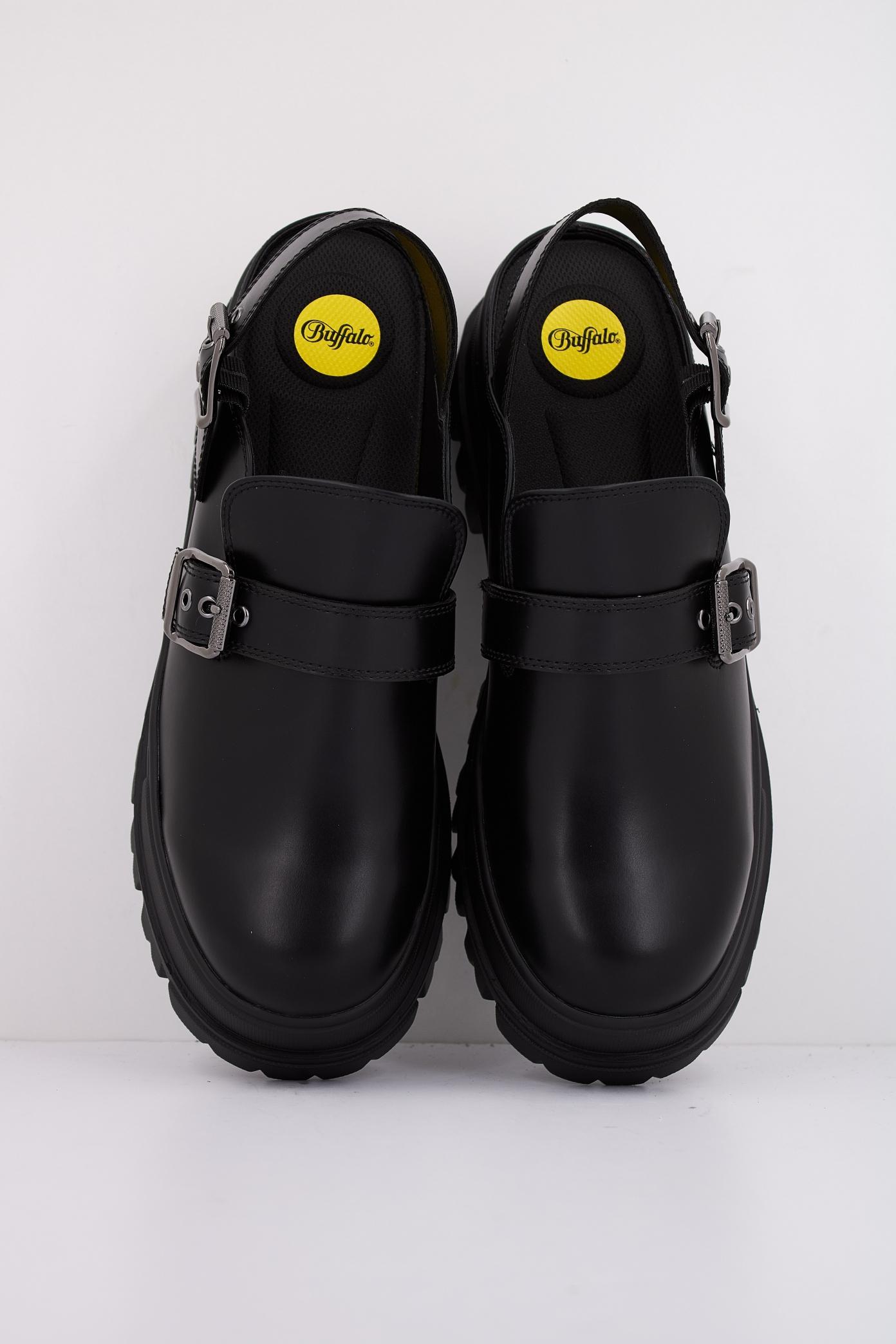 BUFFALO ASPHA CLOG SND BS en color NEGRO (3)