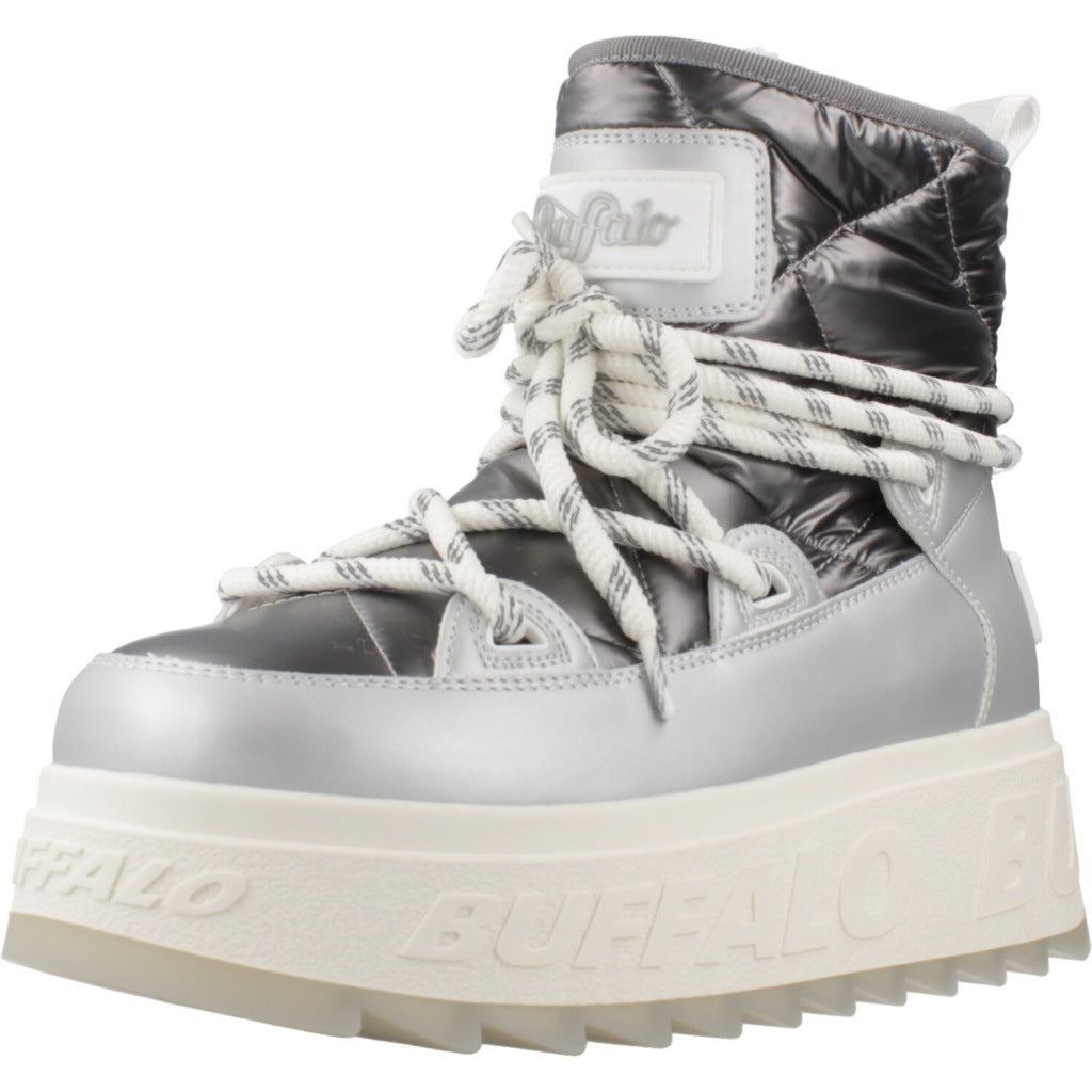 BUFFALO ELIZA SNOW BOOT en color PLATA (1)