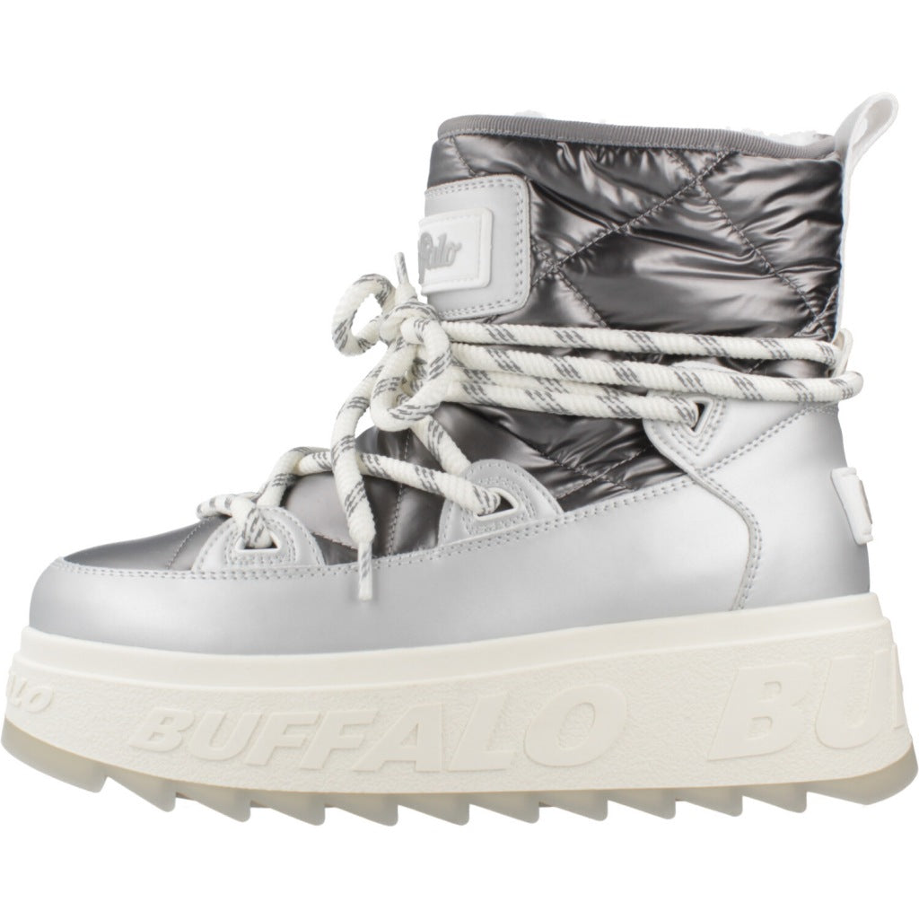 BUFFALO ELIZA SNOW BOOT en color PLATA (2)