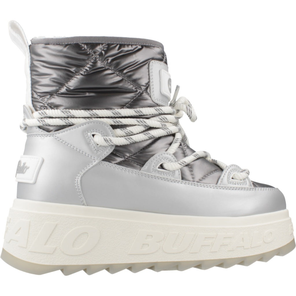 BUFFALO ELIZA SNOW BOOT en color PLATA (4)