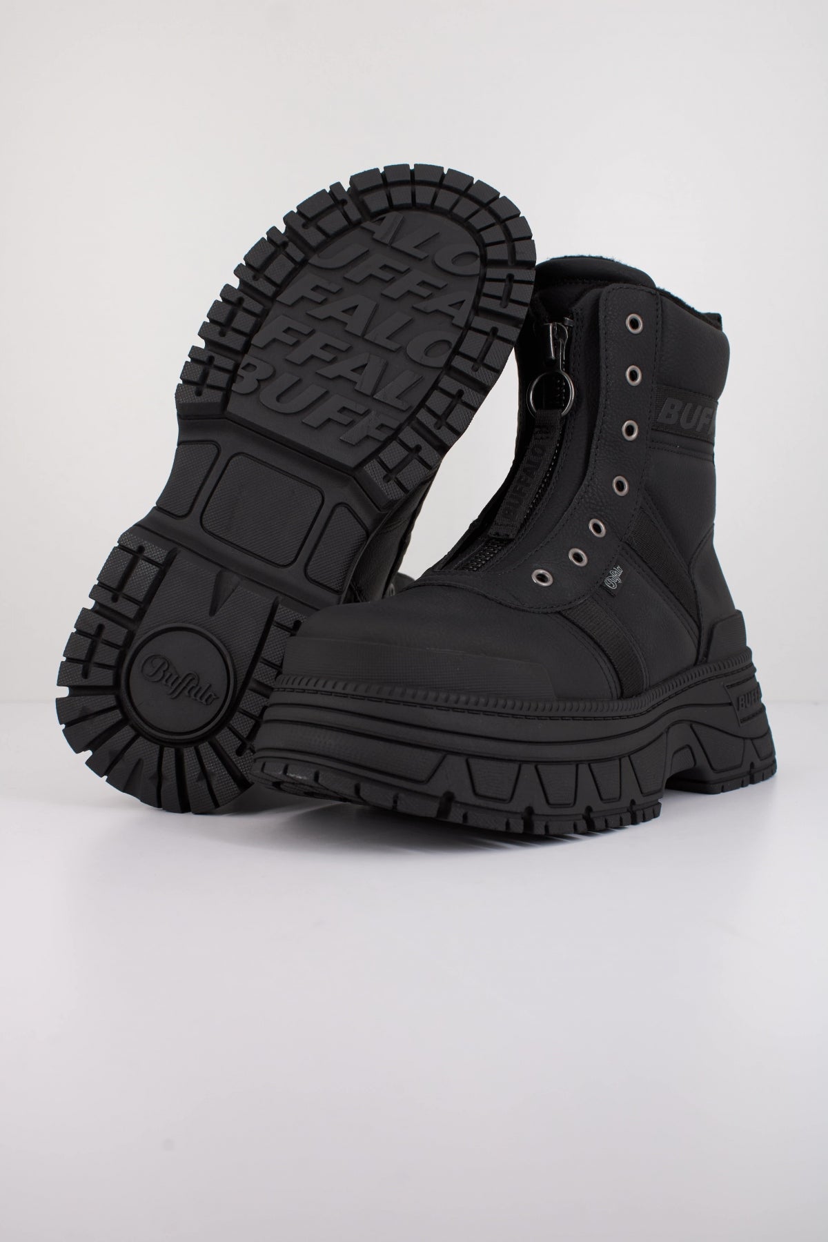BUFFALO FUSION FRONT ZIP VEGA en color NEGRO (4)