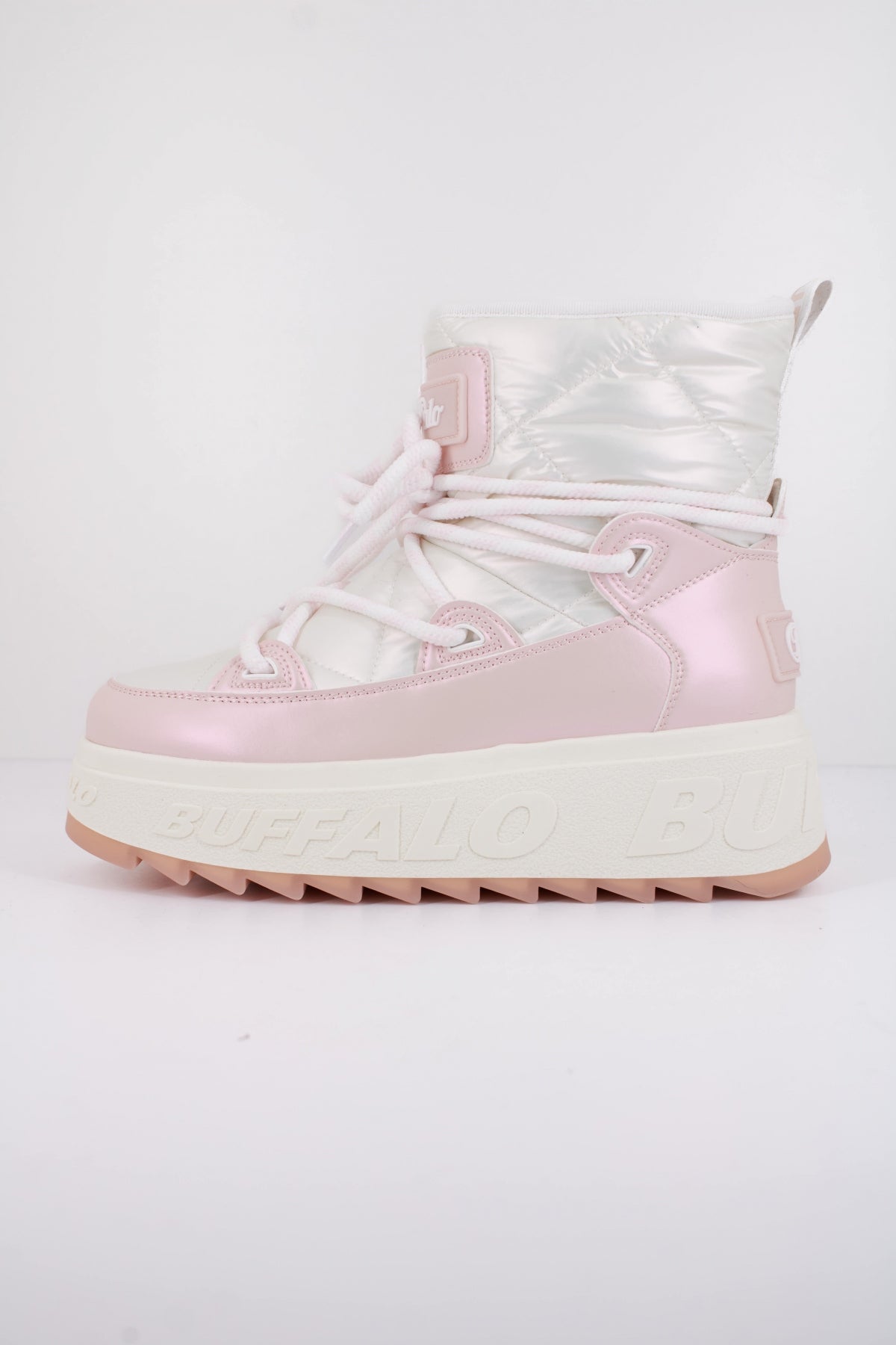 BUFFALO ELIZA SNOW BOOT VEGAN en color ROSA (1)