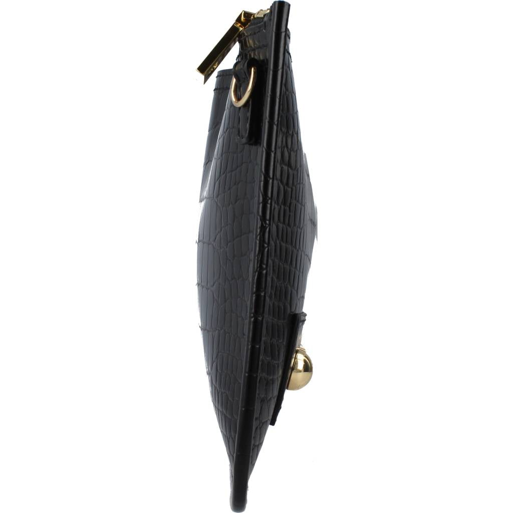 LOVE MOSCHINO CROCO en color NEGRO (2)