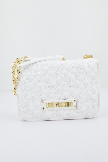 LOVE MOSCHINO JCPPG BORSA QUILTED PU en color BLANCO (1)