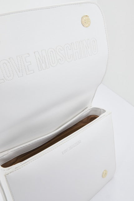 LOVE MOSCHINO JCPPG BORSA QUILTED PU en color BLANCO (3)