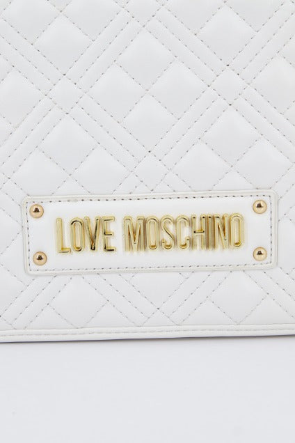 LOVE MOSCHINO JCPPG BORSA QUILTED PU en color BLANCO (4)