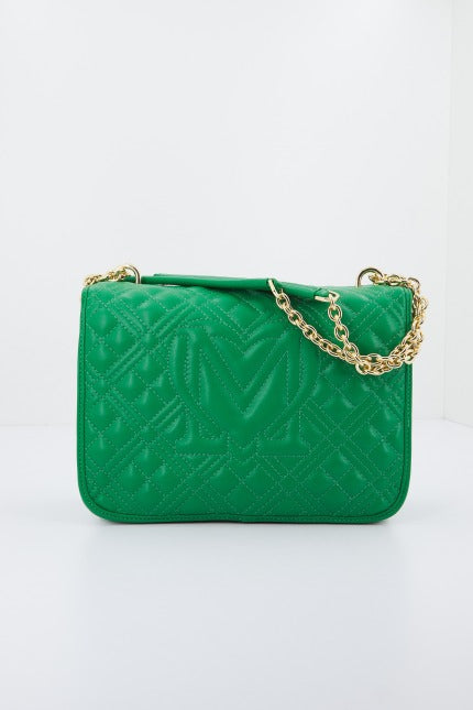 LOVE MOSCHINO JCPPG BORSA QUILTED PU en color VERDE (3)