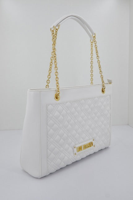 LOVE MOSCHINO JCPPG BORSA QUILTED PU en color BLANCO (2)