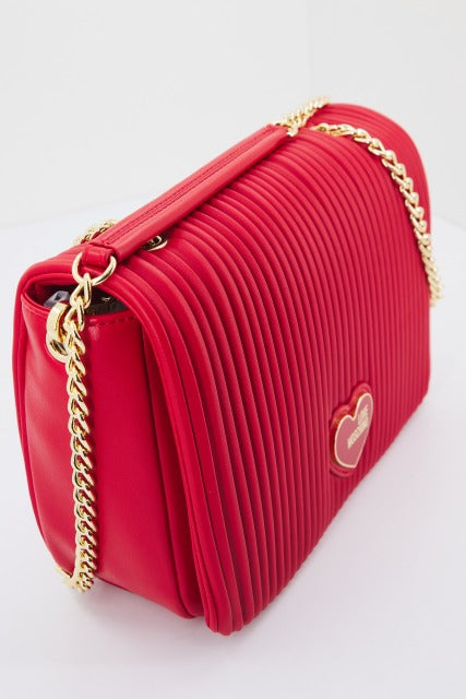 LOVE MOSCHINO PLEATED PU en color ROJO (3)