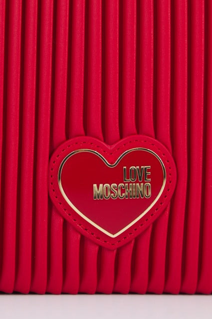 LOVE MOSCHINO PLEATED PU en color ROJO (4)