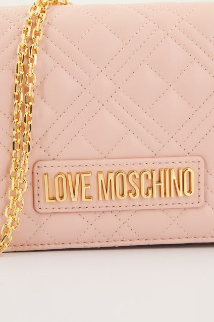 LOVE MOSCHINO JCPPG BORSA QUILTED en color ROSA (4)