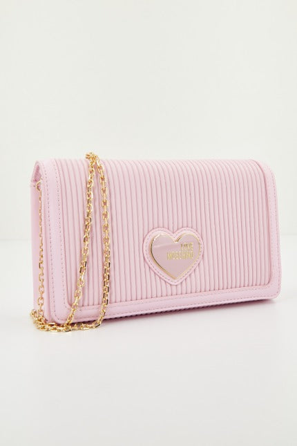 LOVE MOSCHINO JCPPG BORSA PLEATED en color ROSA (1)