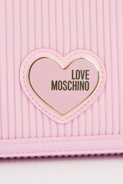 LOVE MOSCHINO JCPPG BORSA PLEATED en color ROSA (4)