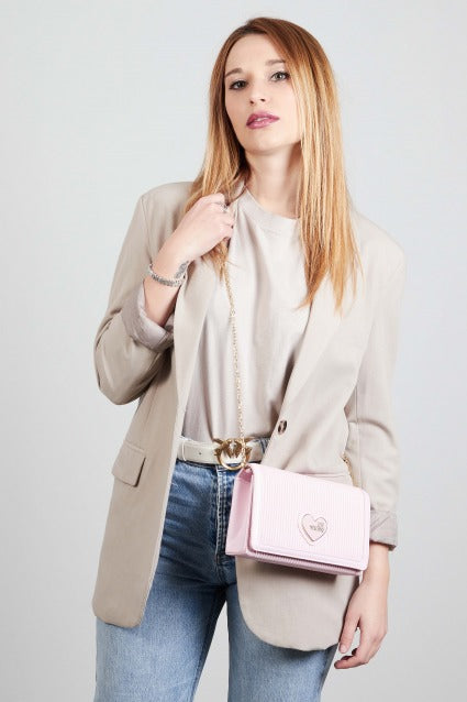 LOVE MOSCHINO JCPPG BORSA PLEATED en color ROSA (5)