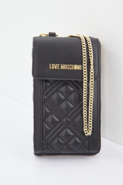 LOVE MOSCHINO JCPPG PORTAFOGLIO QUILTED en color NEGRO (1)