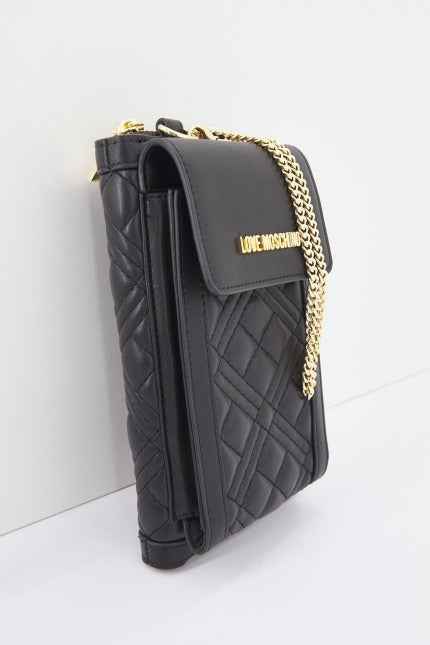 LOVE MOSCHINO JCPPG PORTAFOGLIO QUILTED en color NEGRO (2)