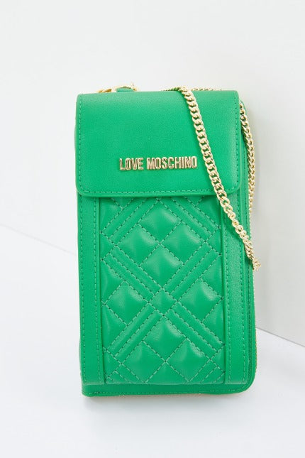 LOVE MOSCHINO JCPPG PORTAFOGLIO QUILTED en color VERDE (2)