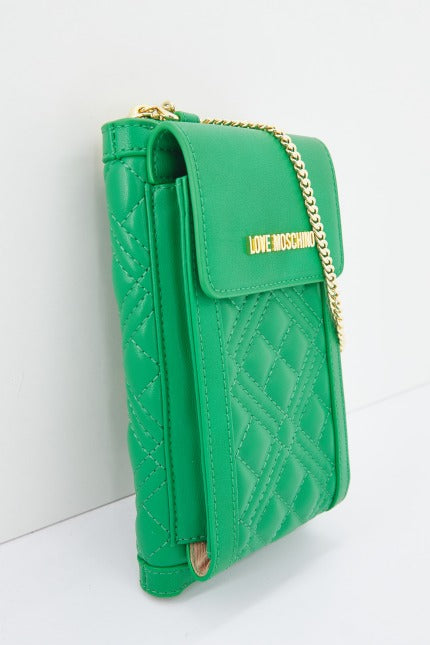 LOVE MOSCHINO JCPPG PORTAFOGLIO QUILTED en color VERDE (1)