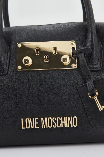 LOVE MOSCHINO JCPPG BORSA PU en color NEGRO (4)