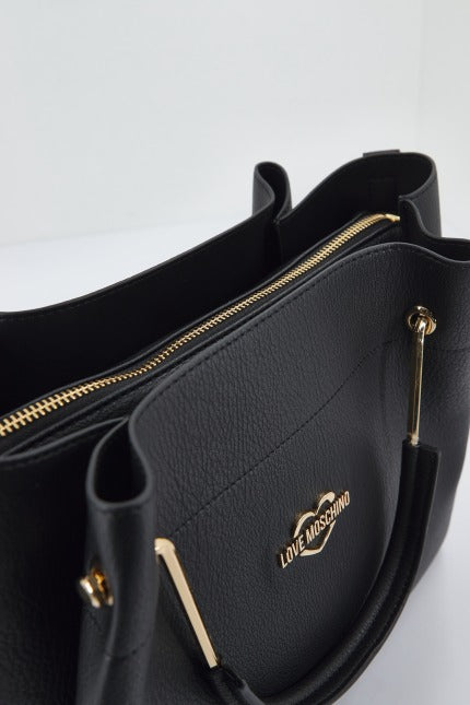 LOVE MOSCHINO JCPPG BORSA PU en color NEGRO (4)