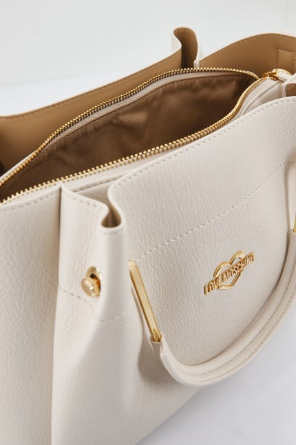 LOVE MOSCHINO JCPPG BORSA PU en color BLANCO (4)