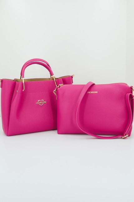 LOVE MOSCHINO JCPPG BORSA PU en color ROSA (2)