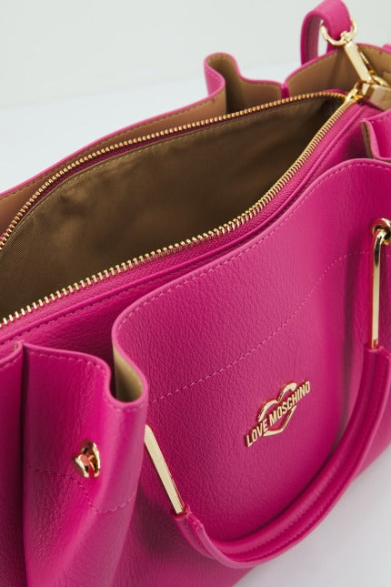 LOVE MOSCHINO JCPPG BORSA PU en color ROSA (3)
