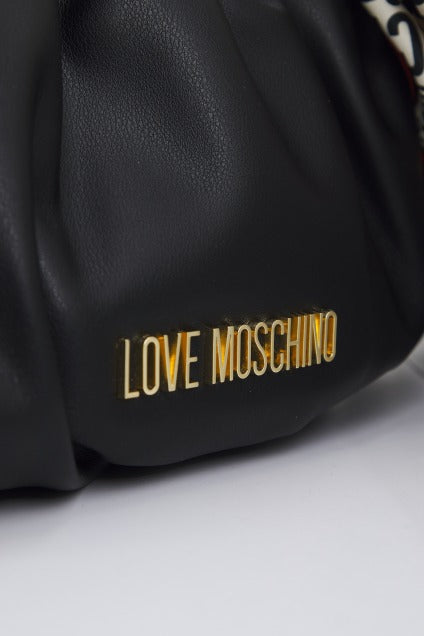 LOVE MOSCHINO JCPPG BORSA PU+SAFFIANO en color NEGRO (4)