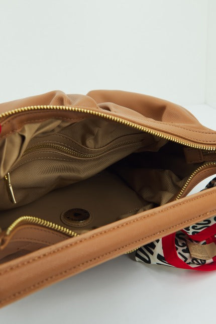 LOVE MOSCHINO JCPPG BORSA PU+SAFFIANO en color MARRON (3)