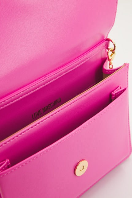 LOVE MOSCHINO JCPPG BORSA PU en color ROSA (3)