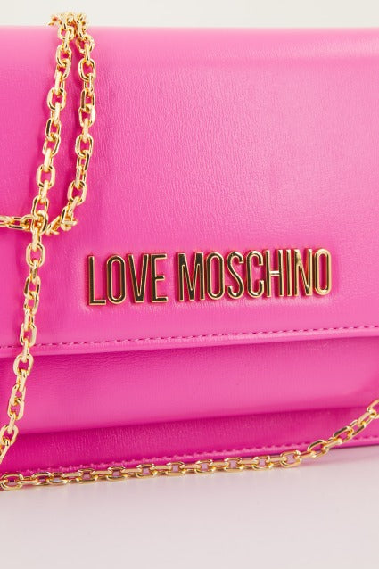 LOVE MOSCHINO JCPPG BORSA PU en color ROSA (4)