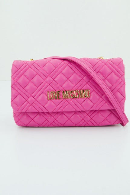 LOVE MOSCHINO JCPPG BORSA QUILTED en color ROSA (1)