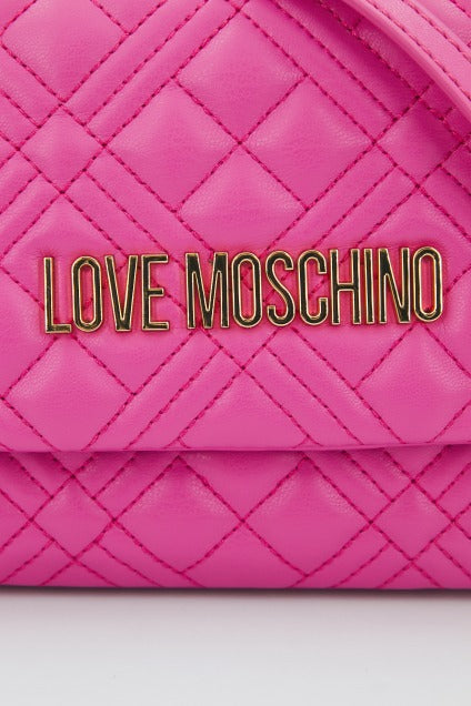 LOVE MOSCHINO JCPPG BORSA QUILTED en color ROSA (4)