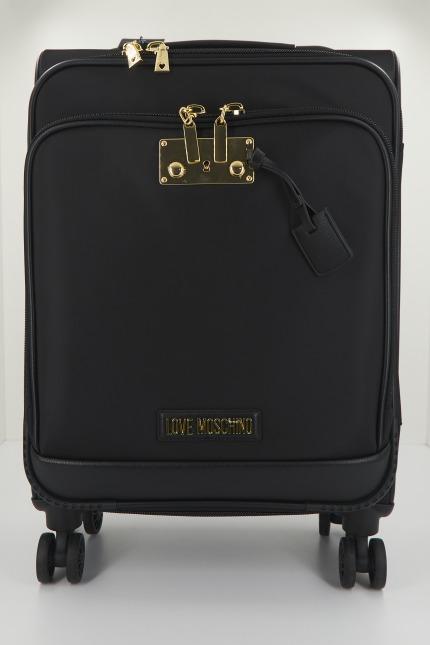 LOVE MOSCHINO VIAGGIO TROLLEY en color NEGRO (1)