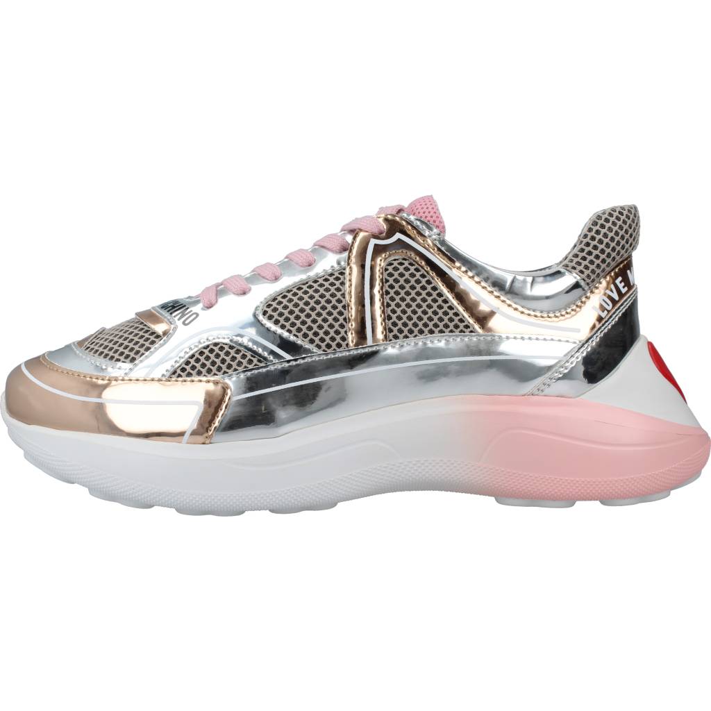 LOVE MOSCHINO SNEAKERD RUNNING en color ROSA (2)