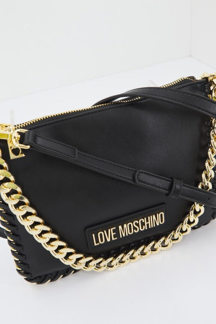 LOVE MOSCHINO JCPPG BORSA PU en color NEGRO (3)